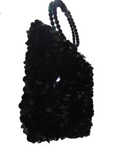 Handmade <b>Black</b> Sequin Beaded Evening Handbag Luxury Designer Party Purse Elegant Cocktail <b>Clutch</b> <b>Bag</b> Stylish <b>Wedding</b> Evening <b>Bag</b> - Product Image 3