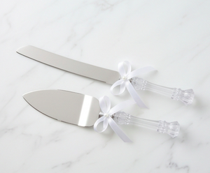Design <b>Cake</b> <b>Server</b> With Acrylic Transparent Handles Stainless Steel <b>Cake</b> Tools Serving Spatula And Knife Ceremony And Wedding - Product Image 1
