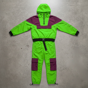 Custom Lightweight Zip up Hoodies and Nylon Track <b>Pants</b> Windbreaker Tracksuit Waterproof Polyester Tracksuit Windproof Tracksuit - Product Image 1