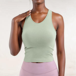 Débardeur femme respirant de qualité supérieure, 100 % polyester et coton, léger, vêtements de fitness, bonne qualité, séchage rapide. - Product Image 5