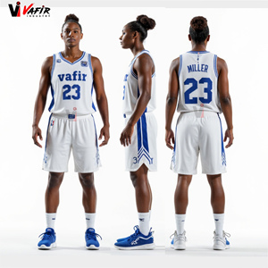 Uniformes de Baloncesto Sublimados al por Mayor, Tallas Grandes, Personalizados, Reversibles, Transpirables, Antibacterianos y Anti-UV, 100% - Product Image 4