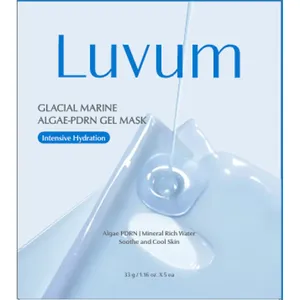Luvum แผ่นมาส์กเจลใสสำหรับทะเลสาหร่าย pdrn 5EA มาสก์หน้าคุณภาพสูงใช้งานได้จริง - Product Image 1