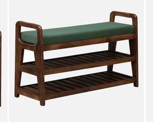 Meuble à chaussures classique en bois avec finition lisse pour l'entrée de la maison et les solutions de rangement de chambre à coucher - Product Image 2