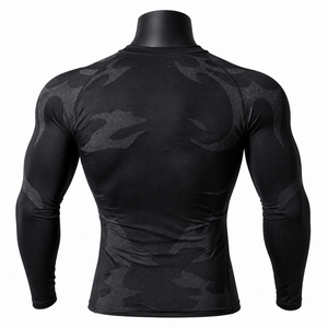 Trendy <b>Men</b> <b>Rash</b> <b>Guard</b> Made With Premium Fabric Flexible Construction Comfortable Fit Reinforced Seams And Reliable Finishing - Product Image 5