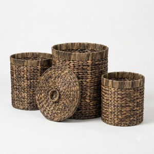 Panier de rangement tressé à la main en gros, économique, naturel, fait main, écologique, organisateur domestique, décoration intérieure - Product Image 3