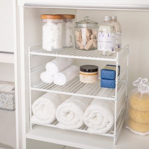 Estante de Almacenamiento Blanco Ajustable de 3 Niveles - Product Image 2