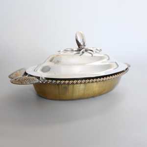 high capacity tureen metal <b>kitchen</b> accessory serving ware solution modern serving container rust proof serving tureen anti tarni - Product Image 4