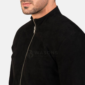 Wholesale Winter <b>Trucker</b> <b>Jacket</b> Premium Quality Durable Fabric Front Genuine Leather Comfortable Fit Casual Streetwear for - Product Image 4