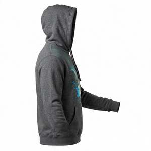 Heavyweight Cotton Pullover Hoodie Custom Graphic Print Street wear Apparel <b>Oversized</b> Men <b>Vintage</b> <b>Sweatshirt</b> Winter Outerwear - Product Image 3