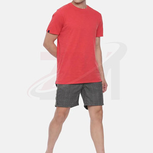 กางเกงขาสั้นพิมพ์ลายผู้ชาย สไตล์ลำลองสำหรับฤดูร้อน น้ำหนักเบา เอวยางยืด ลายทันสมัย กางเกงขาสั้นพิมพ์โลโก้แบรนด์ตามสั่ง ขายส่ง - Product Image 5