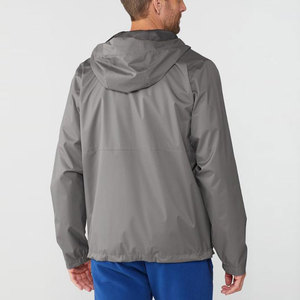 Wholesale Mens 100%Nylon <b>Packable</b> Custom Logo Waterproof <b>Jacket</b> Light Weight Rain <b>Jacket</b> - Product Image 6