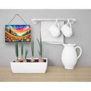 New Multicolor Marigolds Door <b>Hanging</b> Prints Aluminum Metal Wall Plaque <b>for</b> Kitchen <b>Bar</b> Bathroom <b>Home</b> Decor-8HX12W - Product Image 3