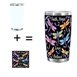 Gobelet isotherme en acier inoxydable 20 oz, personnalisable par sublimation, mug promotionnel - Product Image 4
