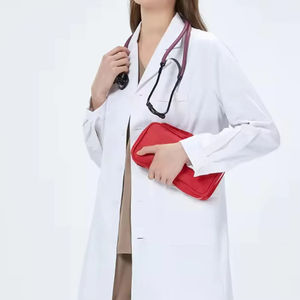 Batas de Laboratorio Personalizadas 2025, Uniformes de Enfermería para Hospital, Chaqueta de Manga Larga, Bata de Laboratorio - Product Image 2