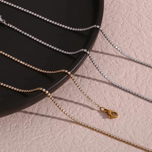 Collier Chaîne Tennis Moissanite Glacée de Haute Qualité, Style Hip Hop Luxe, Plaqué Or, Certifié IGI, Bijou Unisexe pour Fête - Product Image 2