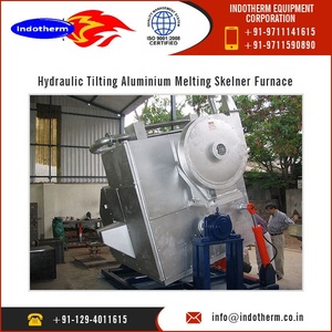 Four à fusion de cuivre à réverbération, capacité 3 tonnes, avec bascule hydraulique et technologie avancée - Product Image 3