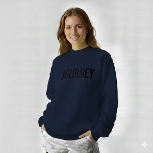 Sudadera de cuello alto oversize para mujer, de manga larga, con hombros caídos, de tejido polar, estilo urbano moderno para invierno - Product Image 3