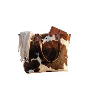 Leather Hair On Tote Bag Cowhide <b>Handbag</b> Women Shoulder Purse Stylish Casual Fashion Shopper Bag LHTB-0003 - Product Image 6