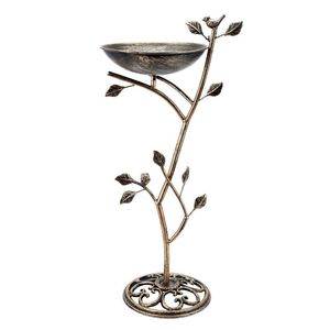 Nouveau Bain d'oiseaux de jardin en métal de luxe pour l'extérieur – Décoration personnalisable en taille, forme et couleur - Product Image 4