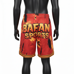 Mens Basketball <b>Shorts</b> Lightweight Polyester Mesh 150GSM Quick Dry Sublimation Print Custom Logo Workout Basketball men's <b>shorts</b> - Product Image 2
