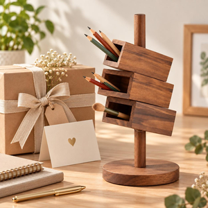Organizador de Alfileres de Madera Hecho a Mano para Alfileres de Costura, Agujas, Herramientas de Bordado, Materiales de Manualidades y Accesorios de Sastrería - Product Image 2