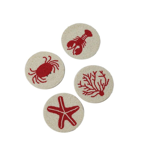 Posavasos Bordado a Mano con Cuentas para Mesa de Comedor, Regalo de Boda, Posavasos Artesanales con Cuentas al por Mayor con Diseño Personalizado - Product Image 3