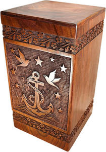 Urnes funéraires en bois de qualité supérieure pour adultes, pour les funérailles et les enterrements, fabriquées à la main avec logo personnalisé à bas prix - Product Image 3