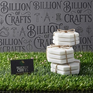 Premium Eco-Friendly Classic <b>White</b> Marble Hexagon <b>Coaster</b> Set of 6 - Product Image 2