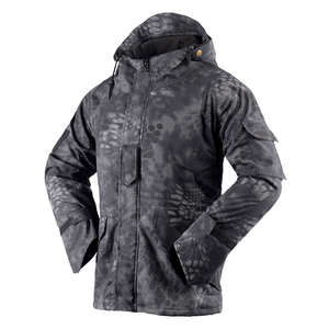 Chaqueta táctica de exterior para hombre con logotipo personalizado, sudadera con capucha, abrigo de camuflaje de invierno, chaqueta deportiva impermeable de softshell - Product Image 4