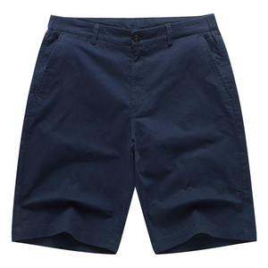 Pantalones Cortos Casuales de Algodón Elástico para Hombre, Estilo Urbano, para Golf, Tallas Grandes, Cierre de Botones, Fabricante OEM Directo - Product Image 3