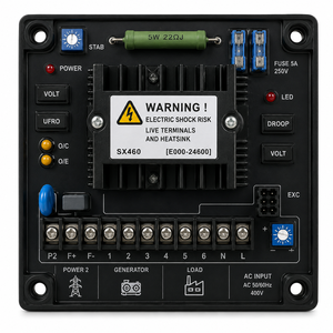 Panneau de commande de régulateur de tension automatique (AVR) Smartgen SX440 pour alternateur sans balais de générateur diesel 10A en plastique - Product Image 4