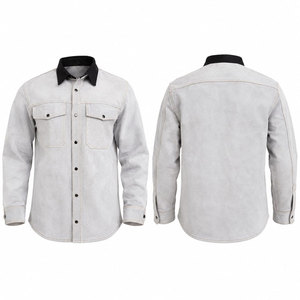 100% Cotton Light Weight FR Welding <b>Shirt</b> with Welded Seams <b>Flame</b> Resistant & Water Proof Fireproof Top Selling - Product Image 1