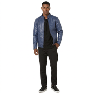 <b>Men</b> Custom Made Full Sleeve Motorbike Leather <b>Jacket</b> Sportswear <b>Men</b> Best Design Motorbike Leather <b>jacket</b> for <b>men</b> - Product Image 1