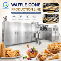 Machine automatique OCEAN pour gaufres, rouleaux d'œufs, cornets de crème glacée et cornets en gaufrettes de sucre