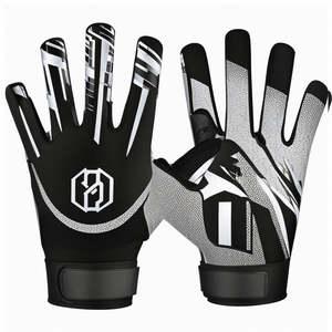 Gants de football américain personnalisés de dernière génération pour jeunes, sublimation, latex, imperméables, écran tactile, qualité supérieure, confortables - Product Image 1