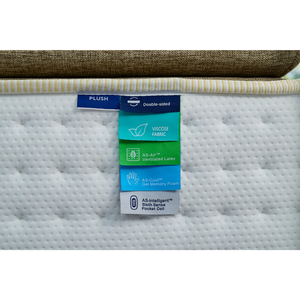 Colchón American Star Cleopatra con Base de Muelles Ensacados y Cubierta Pillow Top de 41 cm, Firmeza Personalizada, Tela de Viscosa, Diseño de Lujo, para Dormitorio y Uso Hotelero - Product Image 1