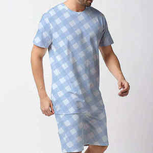 Nouvelle Collection 2026 : Ensembles Décontractés Homme T-shirt et Short Imprimés Personnalisés Couleur Unie pour l'Été - Product Image 3