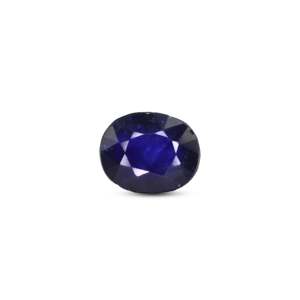 Loose 3.8 Carat Handcrafted Synthetic Blue Sapphire Gemstone for Fine Jewelry - Product Image 1