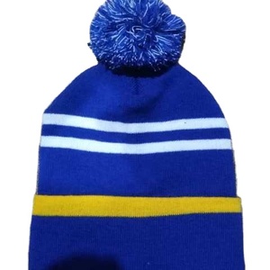 Black Lining Winter famous Hat Custom Cuff Ribbed Blank Merino wool winter Knitted Beanie Hat Custom warm <b>For</b> Unisex Cap - Product Image 2