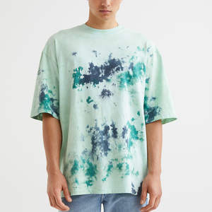T-shirt Homme Oversize à Manches Courtes Séchage Rapide Écologique avec Épaules Tombantes, Personnalisable avec Logo Brodé, en Polyester/Coton – Grande Vente - Product Image 4
