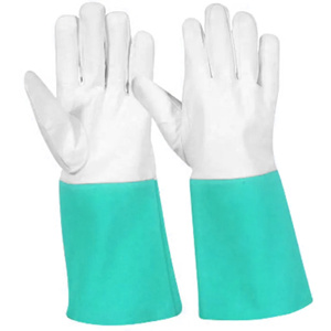 Guantes de Soldadura TIG de Primera Calidad, Cuero de Cabra y Piel de Vacuno, Resistentes al Calor, con Puño de Seguridad, Certificación CE - Product Image 5