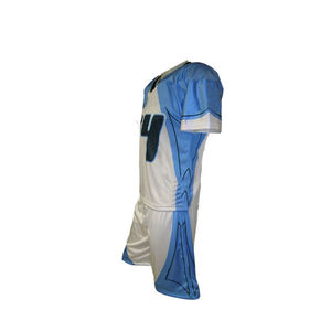 Ensemble d'uniformes de lacrosse personnalisés, directement de l'usine, respirant, séchage rapide, 100% polyester, short en jersey, col en V, taille élastique, unisexe - Product Image 5