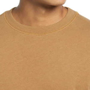 Suéter de Punto con Cuello Redondo Color Camel para Hombre, Corte Regular, Color Sólido, Estilo Casual Otoñal 2027 - Product Image 6