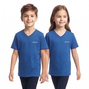 Camiseta de Cuello Redondo para Niños, Unisex, con Logotipo Personalizado de la Mejor Calidad, Manga Corta, Informal, para el Tiempo Libre, Ropa Infantil - Product Image 3