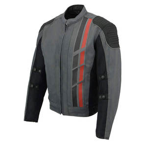 Blouson de moto personnalisé pour pilote américain, veste de protection textile pour course automobile - Product Image 3