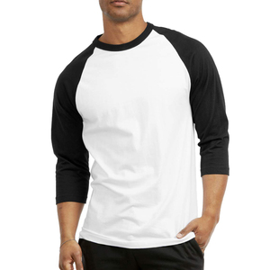 Camiseta de Manga Corta Raglán para Hombre de Primera Calidad, Tela Suave, Estilo Béisbol, Fabricante de Camisetas Lisas para Hombre - Product Image 5