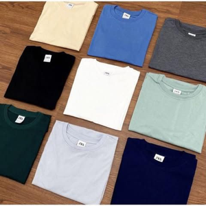 <b>100</b>% <b>Polyester</b> Crew Neck Men's T-<b>Shirt</b> Solid Color Tee Front Custom Logo Silk Screen Printed Anti-Pilling Casual Knitted - Product Image 4