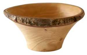 Grand saladier en bois d'acacia, fait main, rond, en bois naturel, vaisselle écologique et durable pour restaurant - Product Image 6