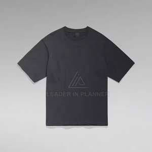 เสื้อยืดทรงบ็อกซี่ ดีไซน์ล่าสุด MOQ ต่ำ ผ้าฝ้าย 100% ระบายอากาศ แห้งเร็ว เหมาะสำหรับใส่หน้าร้อน รับสกรีนโลโก้ตามแบบ - Product Image 5