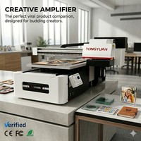Imprimante UV DTF professionnelle 6090 XP600 15 couleurs semi-automatique pour autocollants en cristal, étiquettes, relief 3D, vernis, plateforme plate
